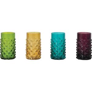 imageCreative CoOp Hobnail Drinking Glass 4 Colors