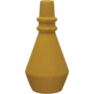 imageCreative CoOp Stoneware Taper HolderMustard