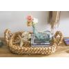 imageCreative CoOp Bankuan Braided Tray with Handles