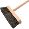 imageCreative CoOp Beech Wood Broom ampamp Standing Metal Dust Pan Natural ampamp Black