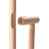 imageCreative CoOp Beech Wood Broom ampamp Standing Metal Dust Pan Natural ampamp Black
