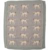 imageCreative CoOp DF2527 40quot L x 32quot W Cotton Knit Baby Dog Blanket Blue Small