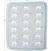 imageCreative CoOp DF2527 40quot L x 32quot W Cotton Knit Baby Dog Blanket Blue Small