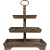 imageCreative CoOp Decorative 3 Tier Tray BrownBrown