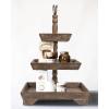 imageCreative CoOp Decorative 3 Tier Tray BrownBrown
