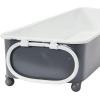 imageCreative CoOp Decorative Metal Handles Grey TrayGray