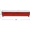 imageCreative CoOp Decorative Metal Handles Grey TrayRed