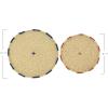 imageCreative CoOp Handwoven Natural Seagrass Set of 2 Sizes Trays Multicolor