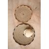 imageCreative CoOp Handwoven Natural Seagrass Set of 2 Sizes Trays Multicolor