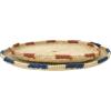 imageCreative CoOp Handwoven Natural Seagrass Set of 2 Sizes Trays Multicolor