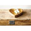 imageCreative CoOp Mango Wood Heart Tray with Gold Leaf Interior