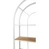 imageCreative CoOp Metal Framed 5 Wood Shelves Bookshelf RustGrey