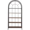 imageCreative CoOp Metal Framed 5 Wood Shelves Bookshelf RustRust