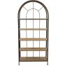 imageCreative CoOp Metal Framed 5 Wood Shelves Bookshelf RustRust