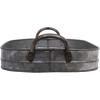 imageCreative CoOp Oval Galvanized Metal Tray with Handles