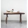 imageCreative CoOp Round Braided Bankuan Tray with HandlesBrown
