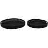 imageCreative CoOp S2 Wicker Trays wHandle