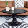 imageCreative CoOp The Berns MidCentury Modern Solid Mango Table with Flat Top End Table or StoolBlack Walnut