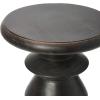 imageCreative CoOp The Berns MidCentury Modern Solid Mango Table with Flat Top End Table or StoolBlack Walnut