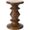 imageCreative CoOp The Berns MidCentury Modern Solid Mango Table with Flat Top End Table or StoolWalnut