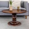 imageCreative CoOp The Berns MidCentury Modern Solid Mango Table with Flat Top End Table or StoolWalnut
