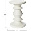 imageCreative CoOp The Berns MidCentury Modern Solid Mango Table with Flat Top End Table or StoolWhite