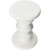 imageCreative CoOp The Berns MidCentury Modern Solid Mango Table with Flat Top End Table or StoolWhite