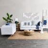 imageCreative CoOp The Berns MidCentury Modern Solid Mango Table with Flat Top End Table or StoolWhite