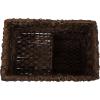 imageCreative CoOp Woven Bankuan Rope Stair Basket with Handles NaturalBrown
