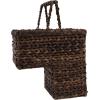 imageCreative CoOp Woven Bankuan Rope Stair Basket with Handles NaturalBrown