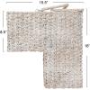 imageCreative CoOp Woven Bankuan Rope Stair Basket with Handles NaturalWhitewash