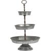 imageDecorative 3 Tier Metal Tray