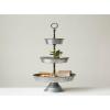 imageDecorative 3 Tier Metal Tray