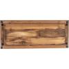 imageDecorative Wood ampamp Metal Tray with Handles EC0278Brown