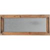 imageDecorative Wood ampamp Metal Tray with Handles EC0278Brown