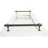 imageDecorative Wood ampamp Metal Tray with Handles EC0278White