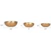 imageGold Decorative Cast Aluminum Bowls Set of 3 Sizes