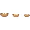 imageGold Decorative Cast Aluminum Bowls Set of 3 Sizes