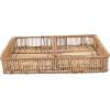 imageMultipurpose HandWoven Trays for Kitchen Decorative Rattan Trays with Handles