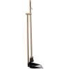 imageCreative CoOp Beech Wood Broom ampamp Standing Metal Dust Pan Natural ampamp Black