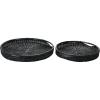 imageCreative CoOp S2 Wicker Trays wHandle