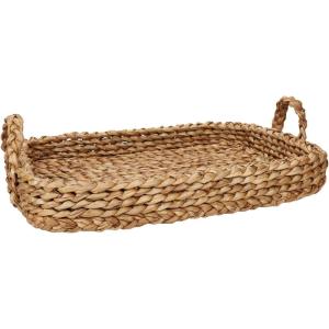 imageCreative CoOp Bankuan Braided Tray with Handles