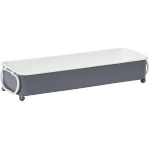 imageCreative CoOp Decorative Metal Handles Grey TrayGray