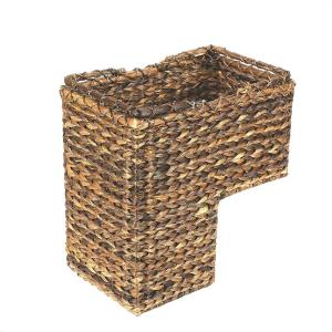 imageCreative CoOp Woven Bankuan Rope Stair Basket with Handles NaturalBrown