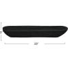 imageCreative CoOp Decorative Paulownia Wood Tray WhiteBlack