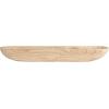imageCreative CoOp Decorative Paulownia Wood Tray WhiteNatural Wood