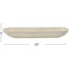 imageCreative CoOp Decorative Paulownia Wood Tray WhiteWhite