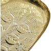 imageCreative CoOp Embossed Metal Tray Antique Gold Finish Decorative Accents 13quot L x 8quot W x 1quot H