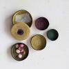 imageCreative CoOp Global Round Seagrass Tray Baskets with Loop Set of 5 Sizes Multicolor