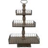 imageCreative CoOp Grey Wood 3Tier Tray
